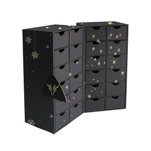 Fabrika geri dönüşümlü lüks hediye Set tarihleri şeker çikolata ambalaj geri sayım Advent takvim hediyeler kutusu - Product Image 5