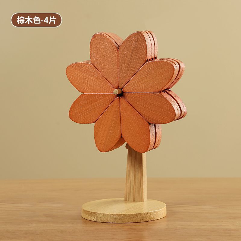 Brown version - Four-leaf base