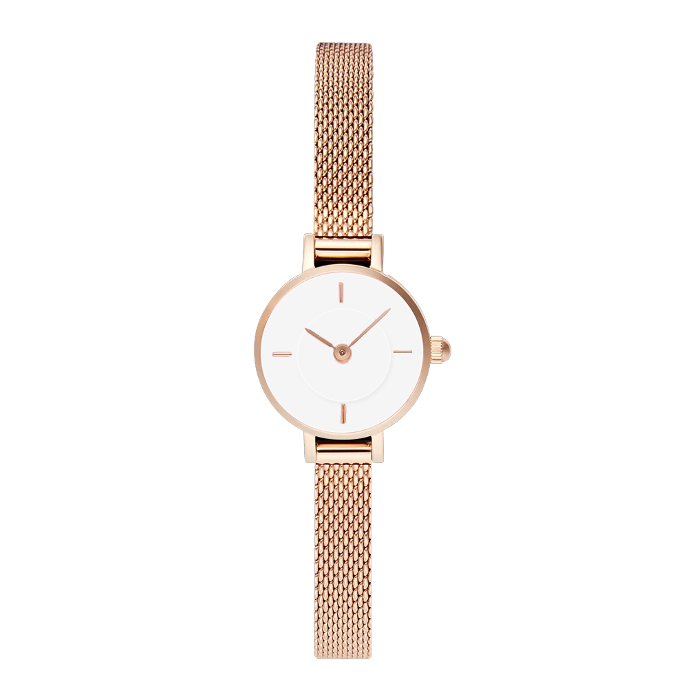 petite montre en or rose