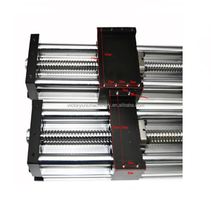 NHK90 SFU1605 100mm Longitud de viaje Husillo de bolas Rieles de guía lineales deslizantes CNC Sistema de actuador lineal manual Mesa de módulo - Product Image 5