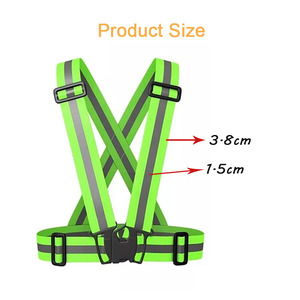 High Visibility <strong>Reflective</strong> Vest Wide Application <strong>Reflective</strong> <strong>Led</strong> Safety Vest New <strong>Reflective</strong> Belt Vest - Product Image 2