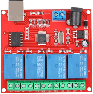 4-Channel 12V controllo Smart interruttore del modulo relè scheda di interfaccia del Computer relè Controller per kit di automazione elettronica - Product Image 6