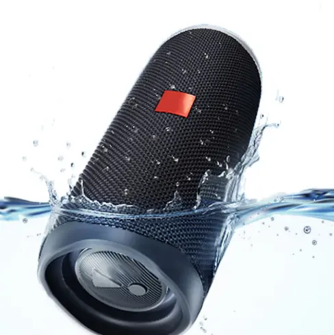 Altavoces Bluetooth de la mejor calidad al por mayor, resistentes al agua con Woofer, altavoz Bluetooth Estéreo Portátil de tela OEM