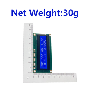 LCD1602 HD44780 Módulo de pantalla LCD de caracteres LCM Retroiluminación azul 16x2-Solución de pantalla perfecta para varias aplicaciones - Product Image 6