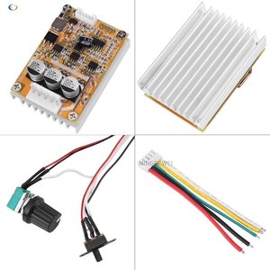 ブラシレスモーターコントローラー、5V-36V 350W DCブラシレスモーターコントローラーBLDCPWMドライバーボード、ケーブルコントロールボードモジュール付き - Product Image 6