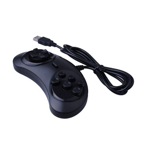 セガ用USBゲームパッド6ボタンゲームコントローラーPCMACメガドライブ用USB有線ジョイスティックホルダー - Product Image 5