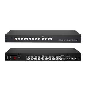9x1 HD-SDI 3G-SDI SD-SDIビデオプロセッササポートされているシームレスビデオ伝送用のビデオスプリッターとコンバーター - Product Image 2