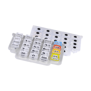Teclado PR de silicona, teclado eléctrico Canbus, tecla acrílica Multicolor con goma de silicona para teclados y teclados - Product Image 3