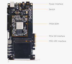 Xilinx Kintex UltraScale + FPGA kit di valutazione della scheda di sviluppo con PCIE3.0 GTY XCKU5P AXKU5 - Product Image 3