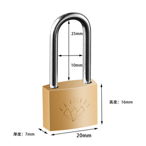 Nhà máy trực tiếp đồng khóa dài và ngắn chùm 60 50 40m ổ khóa ổ khóa hiệu quả chi phí - Product Image 5