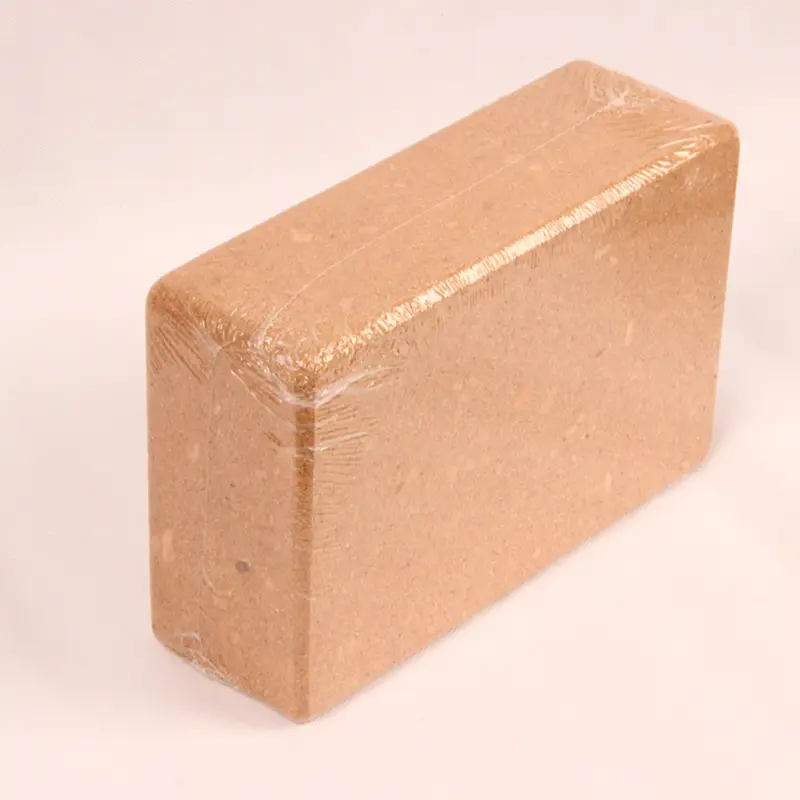 Eco-friendly Yoga Block Cork Wood Yoga Brick Soft High Density Yoga Block To Support Poses Fitness Equipment