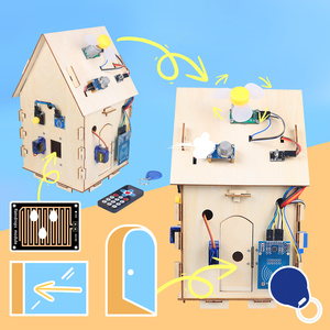 Tscinbuny Factory IoT Smart Home Sensor Kit DIY Wooden House for Arduino Open <strong>Source</strong> <strong>C</strong>/<strong>C</strong>++ <strong>Code</strong> STEM Starter Kit Education