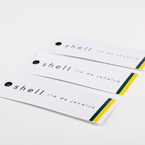 Sinicline Cheap Price Custom Printing Paper Garment Hangtag Labels Clothing Hang <strong>Tags</strong> with <strong>String</strong> - Product Image 2