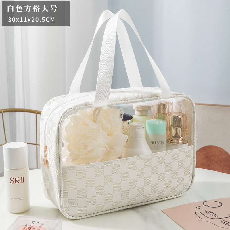 Grand damier blanc