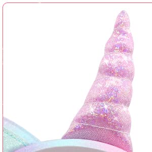 Kids Wireless Headphones for Kids Unicorn Bluetooth Headphones w/Microphone Adjustable Headband Over On Ear Headset Earphone