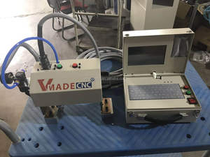 CNC Pneumatische Markierung maschine Metall gravur maschine für Typenschild Metall Seriennummern Gravier maschine - Product Image 5