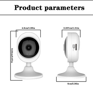 Cámara de red CCTV para el hogar inteligente de 2MP, intercomunicador de voz para interiores con alertas de movimiento de Audio bidireccional, Mini cámara de seguridad IP Wifi HD - Product Image 5