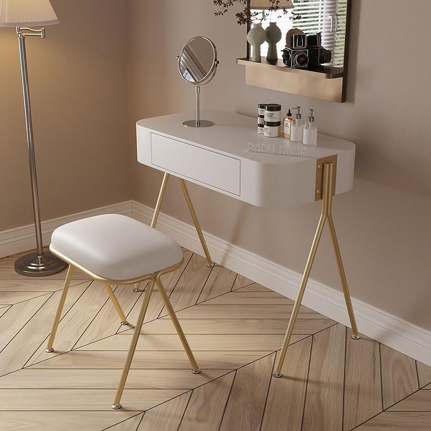 White & Gold