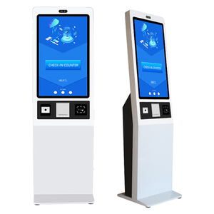 Lector de código QR, máquina de venta de boletos automáticos, lector de tarjetas NFC Mifare, quiosco de autoservicio de verificación con impresora de boletos