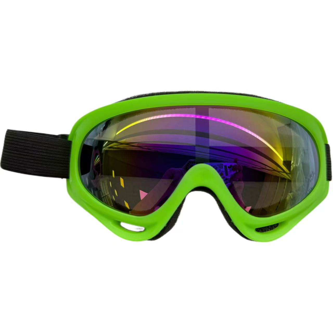 Cadre vert - pièce multicolore (double sangle)