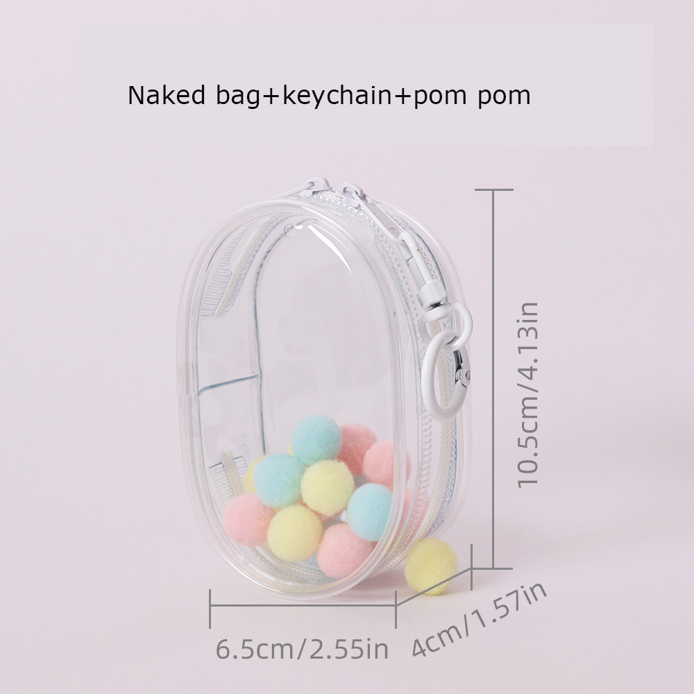 Sac + porte-clés + pompon