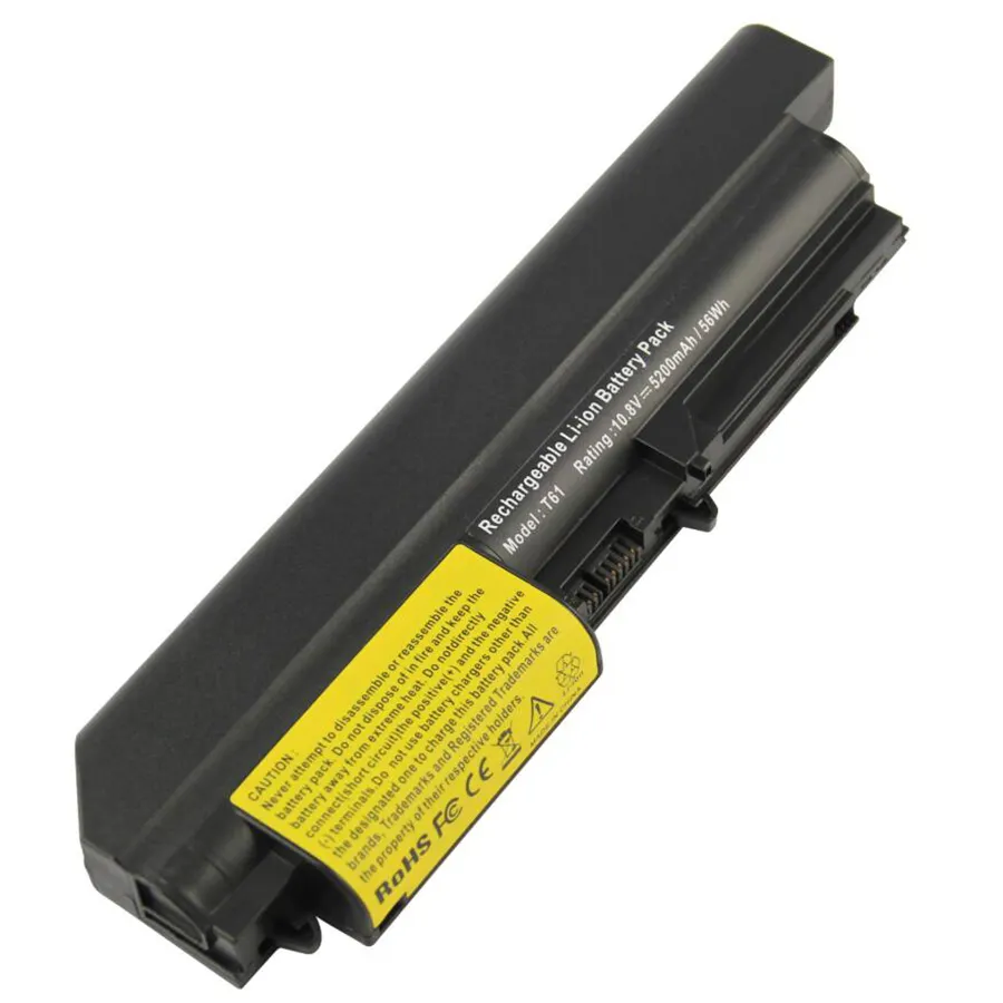 Fabricación portátil battery 6 cell T61 T 61 R61 R 61 R400 T400 batería del ordenador portátil para LENOVO Thinkpad