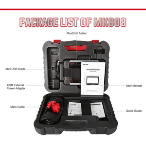 MaxiCOM MK808 OBD2 Scanner Car Diagnostic Tool Full System Diagnosis IMMO/EPB/<strong>SAS</strong>/BMS/TPMS/DPF Universal Car Scanner Tool - Product Image 2
