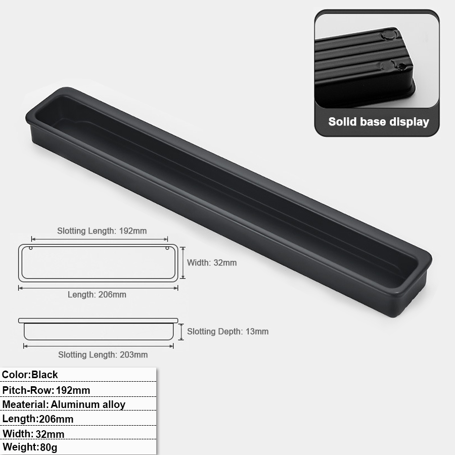 192mm Hole distance - Black