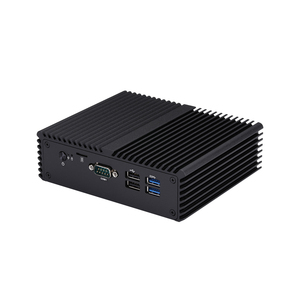 Qotom Fanless Mini PC <strong>Core</strong> I5 10210U <strong>Quad</strong> <strong>Core</strong> <strong>Processor</strong> 2 LAN Barebone Mini <strong>Computer</strong> <strong>With</strong> 6*USB 3*M.2 1*PD 1*HD Video Output