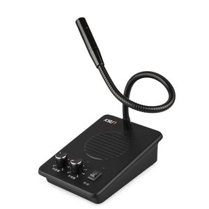 KSUN-sistema de intercomunicación Q58 para ventana, amplificador de Radio bidireccional, walkie-talkie con altavoz doble para Hospital, banco, billete, oficina, 8W - Product Image 1