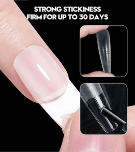 Beautilux Multi-Function Express Nails <strong>Tips</strong> With Auxiliary Lines 288pcs/box Coffin Shape Gel <strong>Tips</strong> &amp; Dual Forms 2 in 1 - Product Image 6