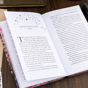 Nhà máy tùy chỉnh bìa cứng tráng giấy tự xuất bản phun cạnh UV in vàng đóng dấu cuốn sách dịch vụ in màu cạnh - Product Image 5