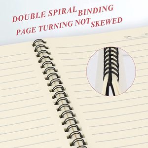 Cuaderno en espiral para estudiantes, diseño Simple, duradero, multipáginas, escolar - Product Image 2