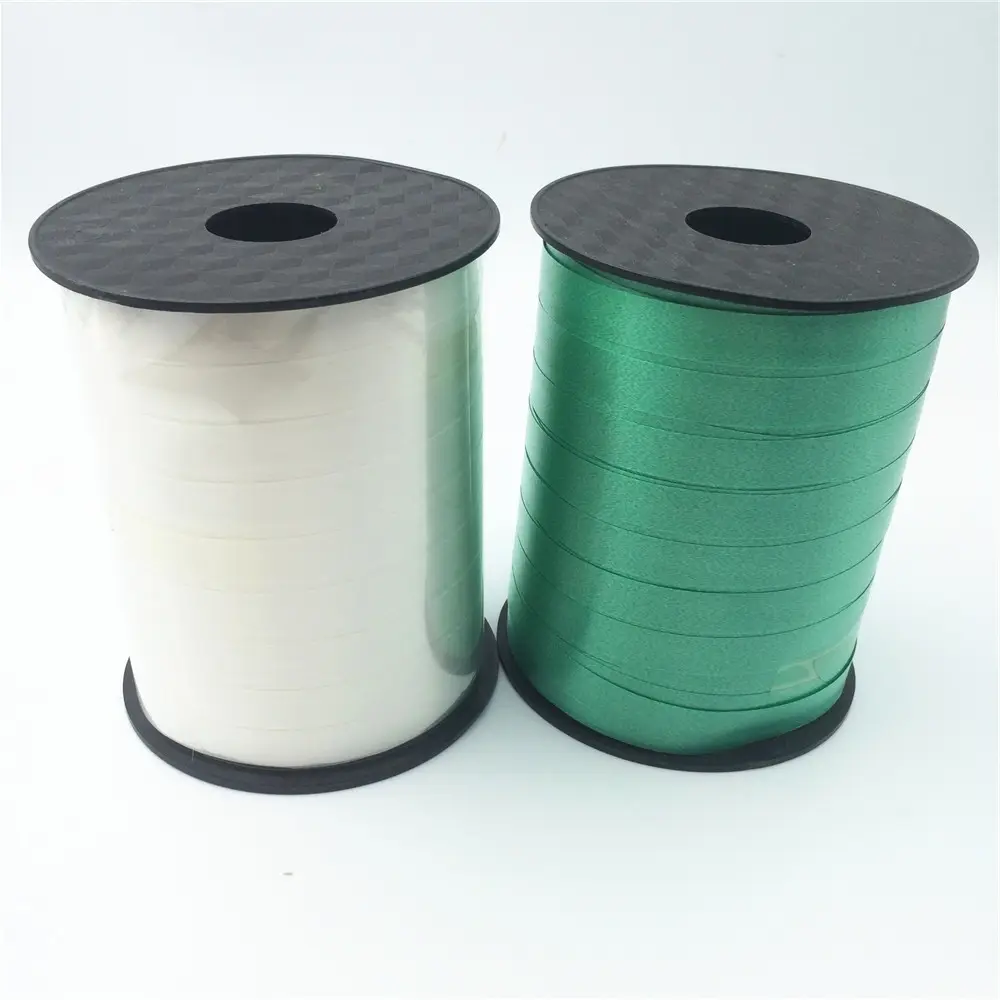 Colorful 10mm 250yards thread curling ribbon for party balloon decorations