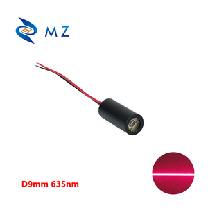 标准紧凑型D9mm 635nm 10mw红线激光模块激光线模块10mw - Product Image 6