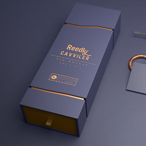 Tùy chỉnh in cứng nhắc giấy bao bì các tông hộp sang trọng có thể gập lại tái chế giấy Bao bì hộp cho rượu vang đỏ và whisky - Product Image 5