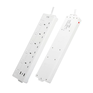 YAKI USB Multi-Function Power Strip <strong>with</strong> Master Sub Control UK EU Plug Overload Protection Socket - Product Image 5