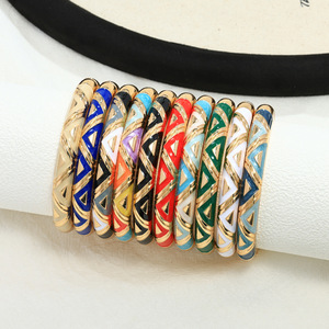 Cross-Biên Giới Retro Phong Cách Hình Học Mạ Vàng Hợp Kim Quyến Rũ Vòng Đeo Tay Cho Phụ Nữ Hợp Thời Trang Thiết Kế Thích Hợp Phóng Đại Thời Trang - Product Image 2