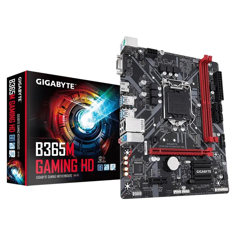 GIGABYTE B365M משחקי HD משחקי האם M.2 עם PCIe Gen3 X4 Intel B365 Chipset LGA 1151 Socket תמיכה 8th 9th מעבדי