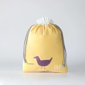 Atacado Personalizado Impressão Eva Embalagem Vestuário Plástico Drawstring Bag Reutilizável Fosco Poly Bag Com Desenhar <span class=keywords><strong>String</strong></span>