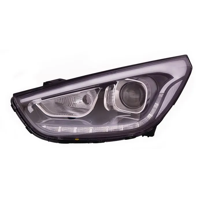 Farol dianteiro para Hyundai Tucson IX35 2013 2014 2015 outros acessórios de luz de carro LED DRL Farol 92102-H5500