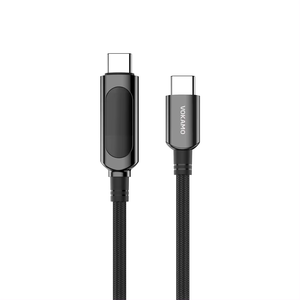 独特的DIY设计快速充电屏幕系列Type-C至Type-C 100W电缆1.2M USB C至C LED电缆 - Product Image 1