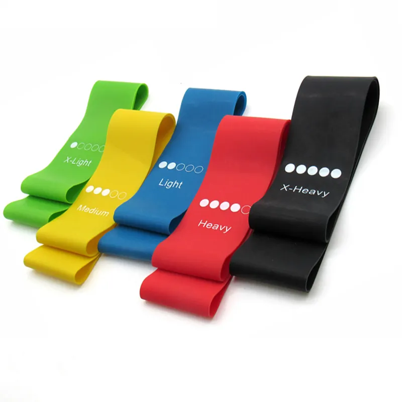 Tali elastis Aksesori Yoga untuk kebugaran rumah, tali elastis latihan kebugaran Gym Pilates olahraga, peralatan olahraga
