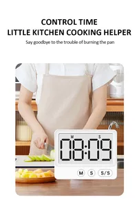 A basso consumo di energia Timer digitale magnetico di aspirazione conto alla rovescia Timer con ampio Display LCD fino a 99 minuti 59 secondi - Product Image 6
