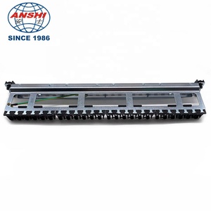 ANSHI 19-inch 1U Telecommunications <strong>Patch</strong> <strong>Panel</strong> <strong>with</strong> 24 CAT6A STP Shielded Keystone Jacks 24 Ports - Product Image 5