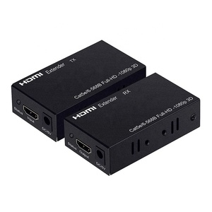 Xput alta calidad RJ45 Lan Ethernet extensor HDMI HD 1080P 60 M HDMI extensor transmisor receptor por Cat5e Cat6 60 metros - Product Image 1