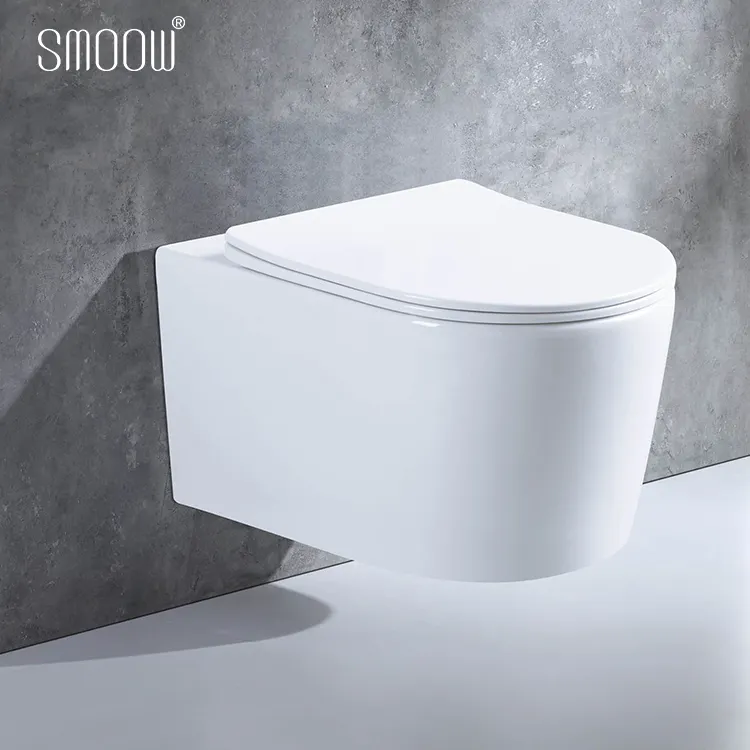 Sanitär artikel beliebtes Design weiße Keramik Wandbehang Toilette Sanitär Kommode
