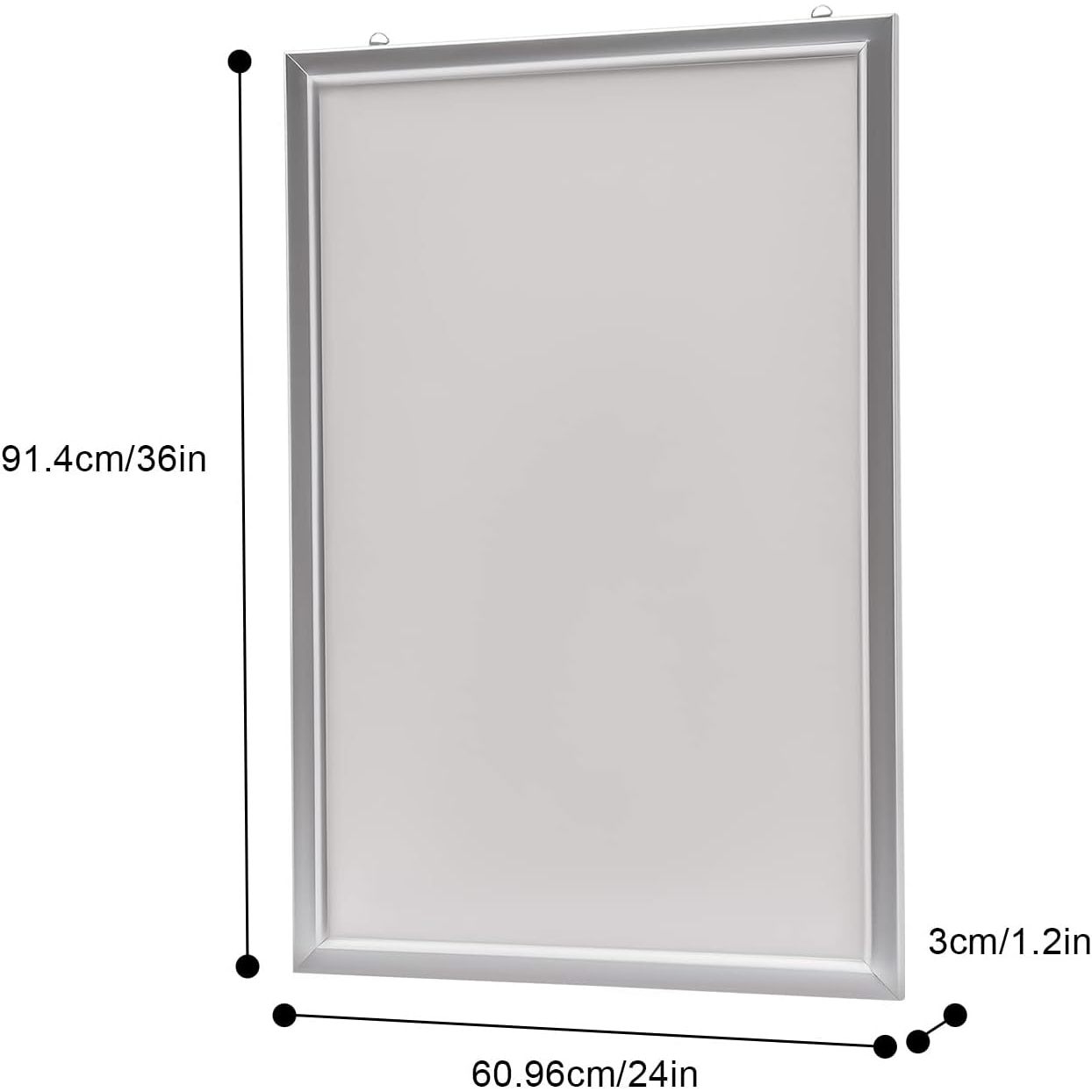 24" x 36"|Silver