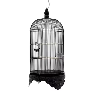 Fabrika Outlet metal tel katlanabilir kuş kafesleri Parakeets ve diğer kuşlar papağan Perches ile üreme kafesleri uçuş kafesi - Product Image 1