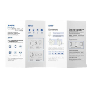 Tùy chỉnh hai mặt A5 A6 tráng giấy nghệ thuật in logo gấp menu Flyer tập sách hướng dẫn hướng dẫn sử dụng in tờ rơi - Product Image 3